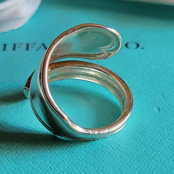 1905 Tiffany & Co Shell & Thread Spoon Ring #12 - Picture 6 of 15